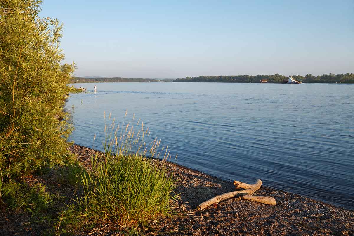 Сделать картину на заказ в Красноярске - Вечер на Енисее